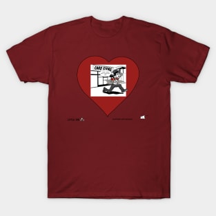 Little Ian Getting Valentines at the Card Store T-Shirt